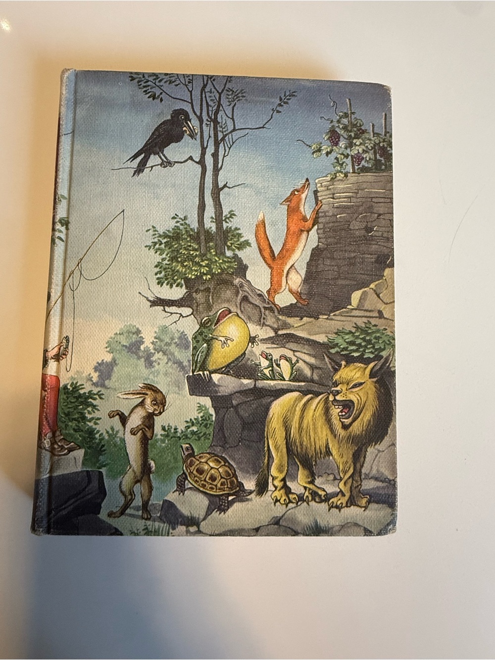 Vintage Illustrated Zesop’s Book of Fables  Hardcover